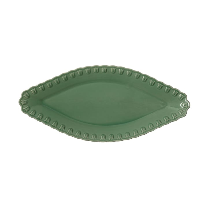 Tulipa οβάλ μεγάλος δίσκος 20x45 εκ. - Verona green - PotteryJo