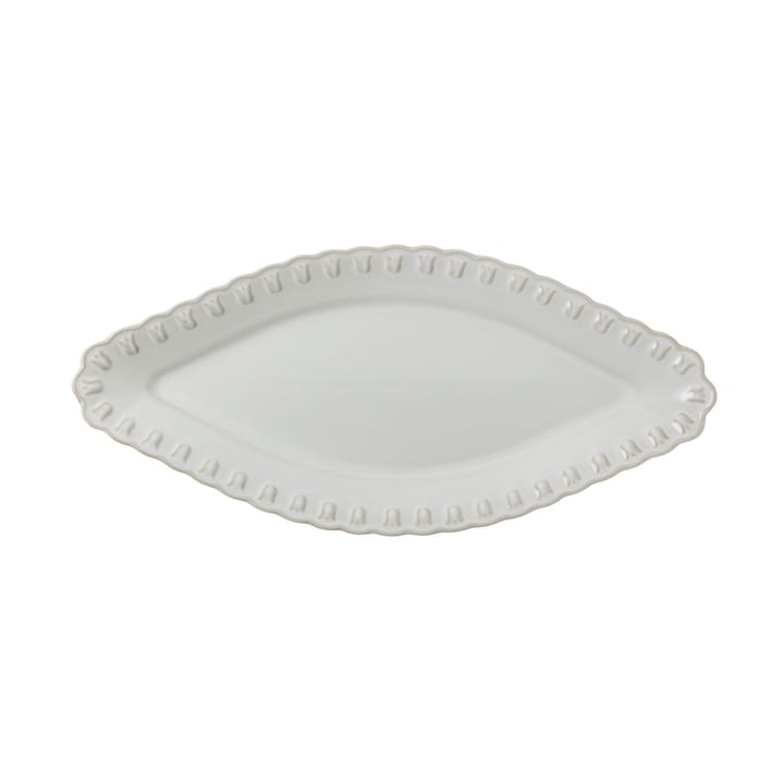 Tulipa οβάλ μεγάλος δίσκος 20x45 εκ. - White - PotteryJo