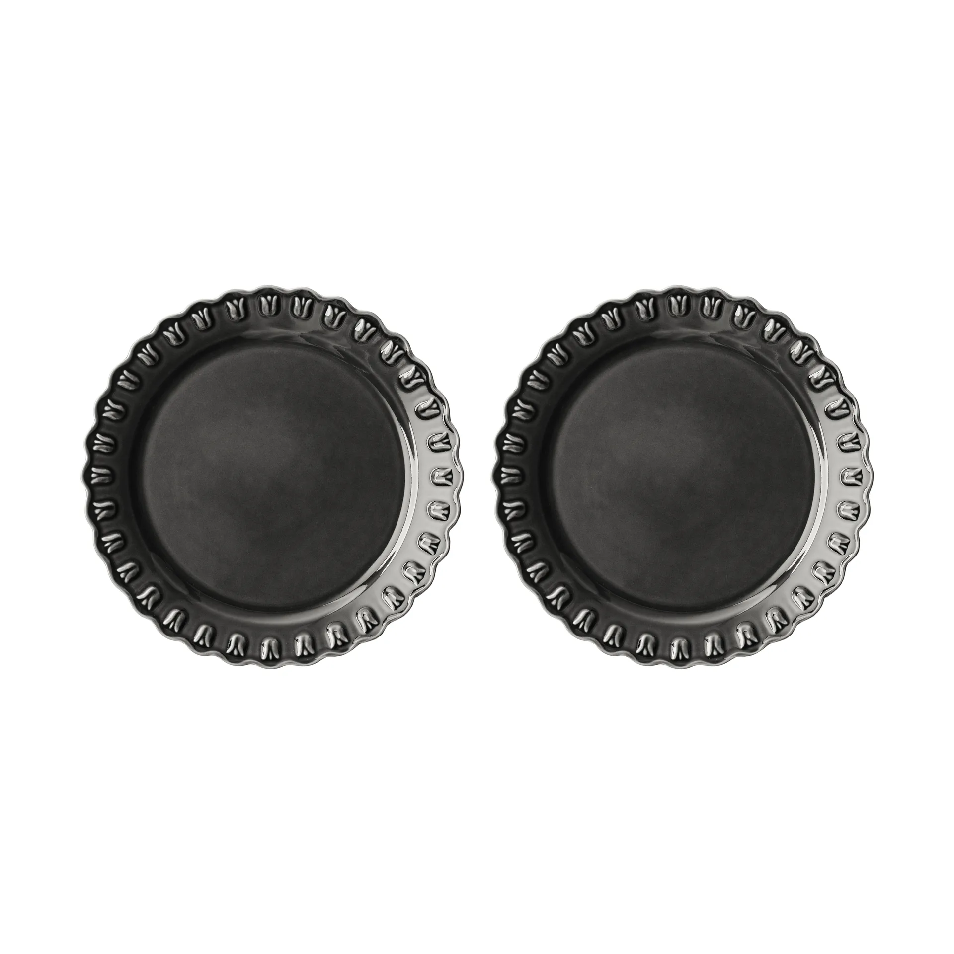 Tulipa πιάτο Ø26 εκ. συσκευασία με 2 τεμ., Almost black PotteryJo