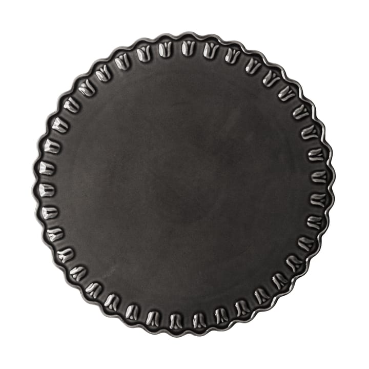 Tulipa πιάτο κέικ Ø30 cm, Almost black PotteryJo