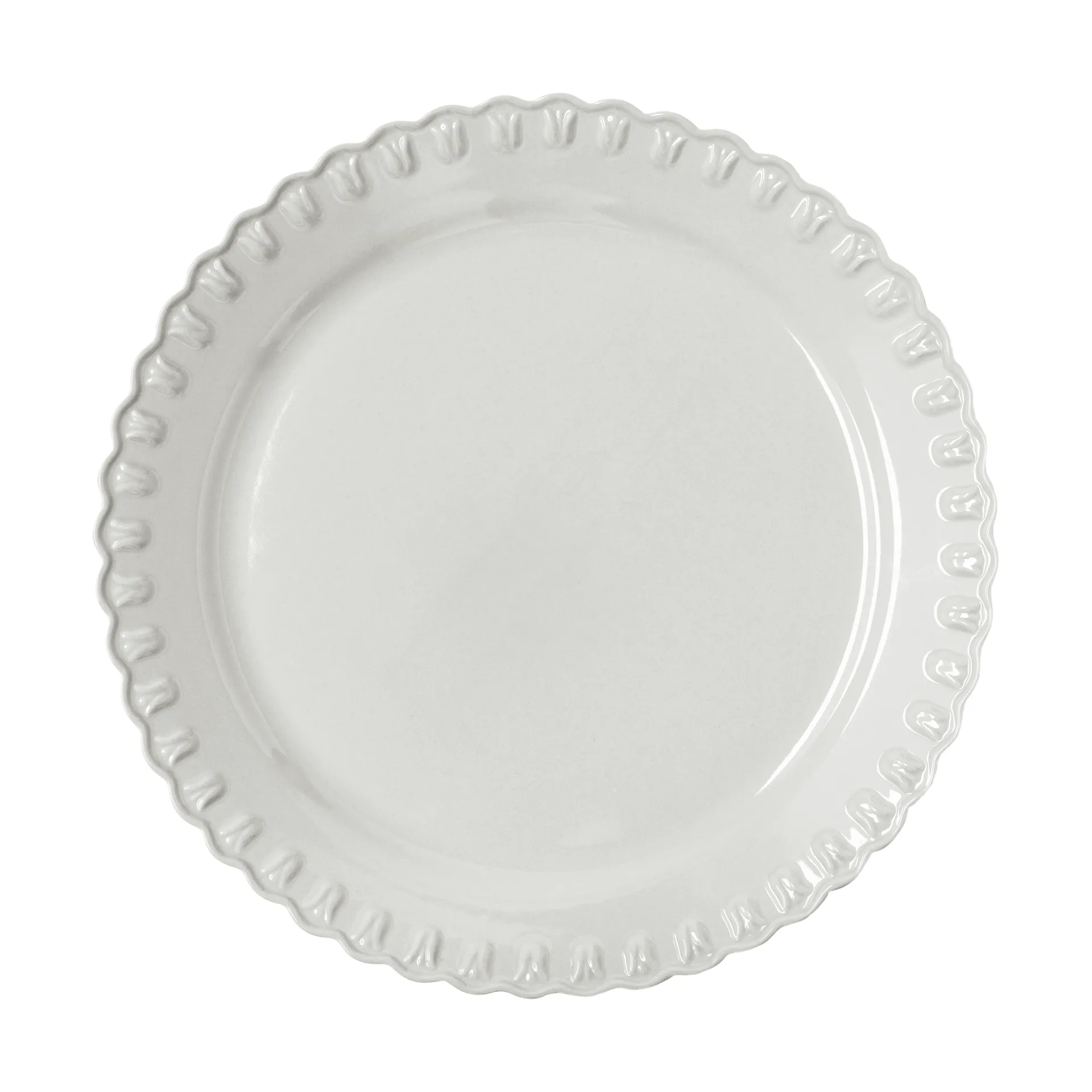 Tulipa πιατέλα σερβιρίσματος Ø37 εκ., White PotteryJo