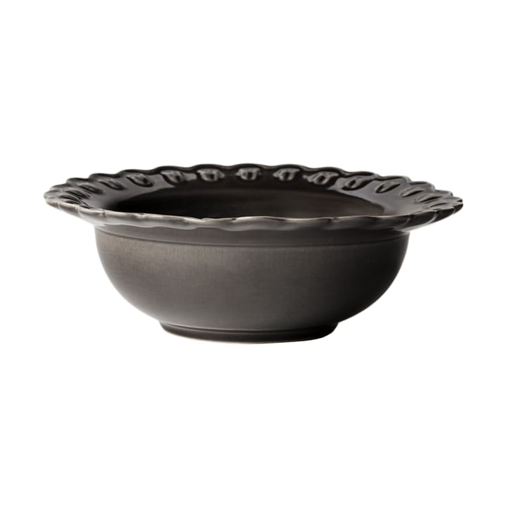Tulipa βαθύ πιάτο small Ø17 εκ. 2-pack - Almost black - PotteryJo