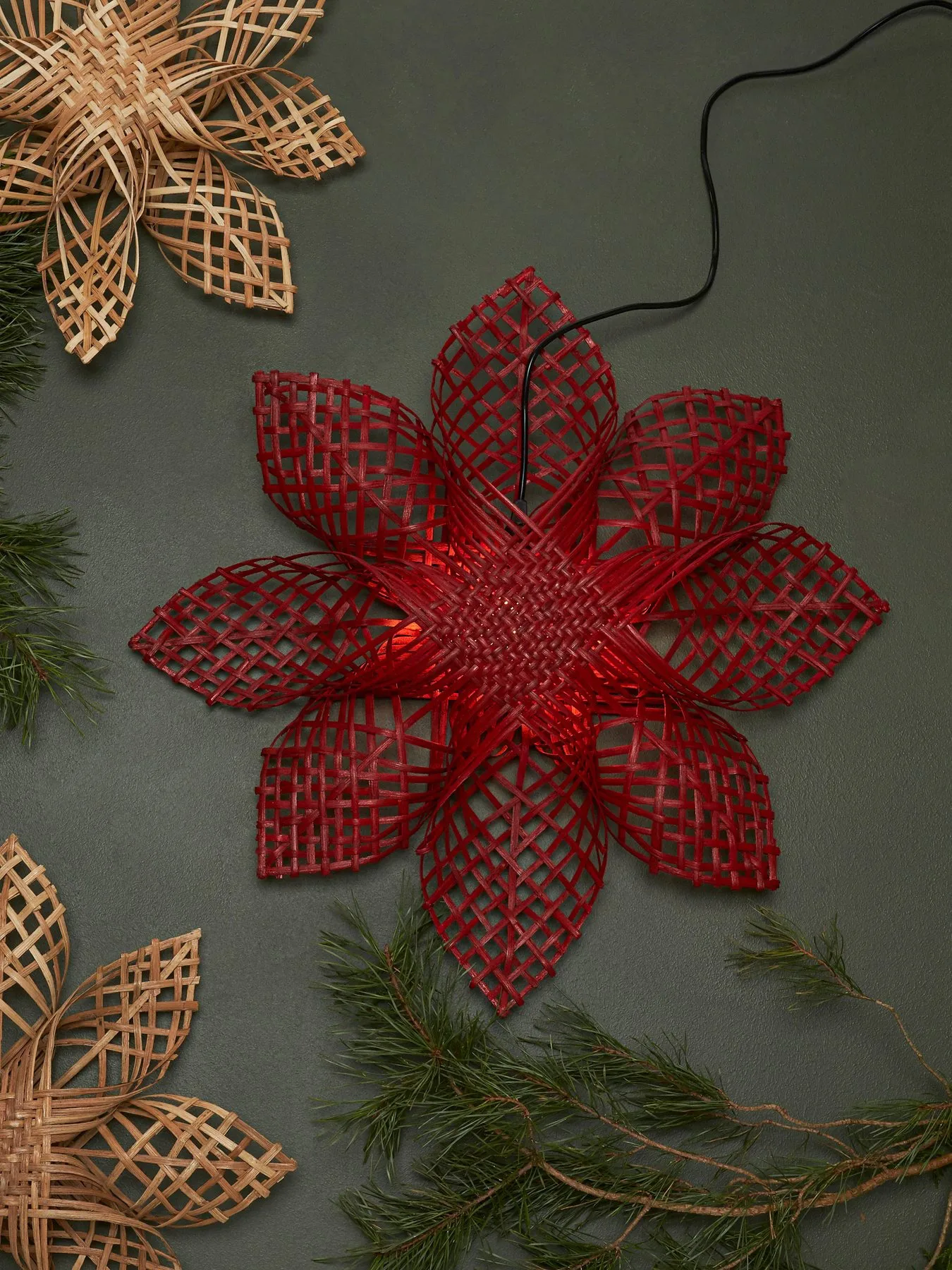 Advent Star Anna κόκκινο, 82 cm PR Home