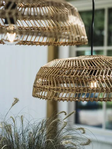 Denise φωτιστικό οροφής rattan - Ø 53 cm - PR Home