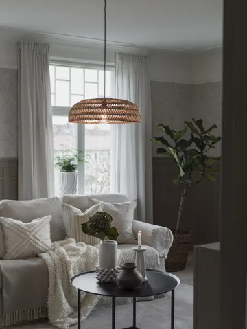 Denise φωτιστικό οροφής rattan - Ø 53 cm - PR Home