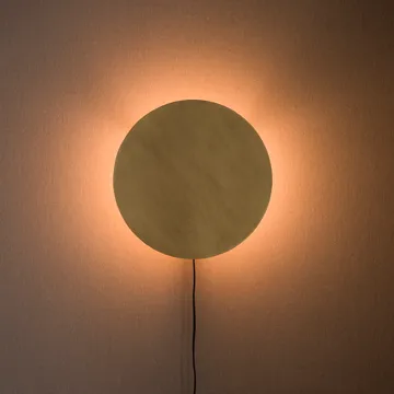 Full moon φωτιστικό τοίχου Ø35 cm - Παλ χρυσαφί - PR Home