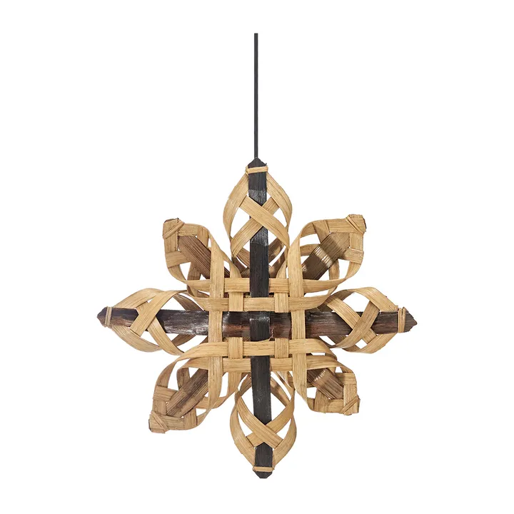 Χριστουγεννιάτικο αστέρι, Mary, φυσικό - 46 εκ - PR Home