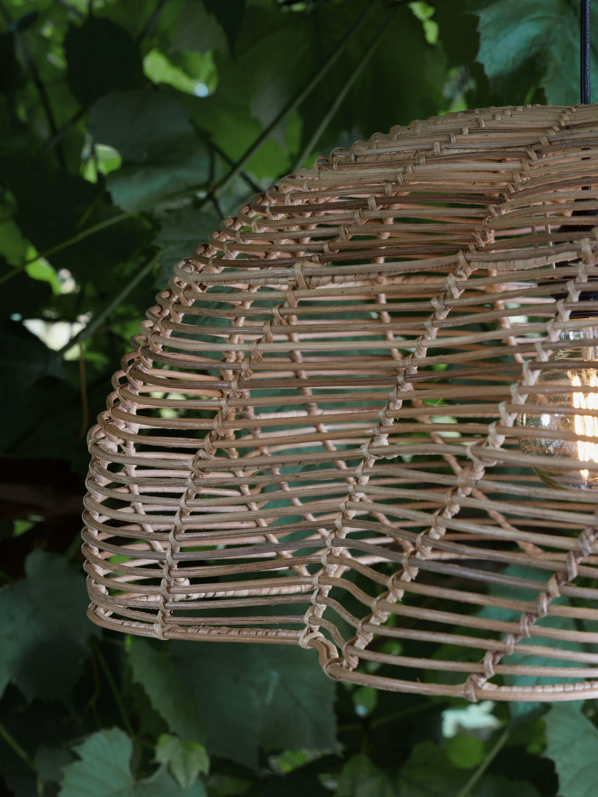 Mayla κρεμαστό φωτιστικό για εξωτερικούς χώρους, Φυσικό, Ø53x32 εκ. PR Home