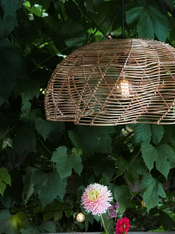 Mayla κρεμαστό φωτιστικό για εξωτερικούς χώρους - Φυσικό, Ø53x32 εκ. - PR Home