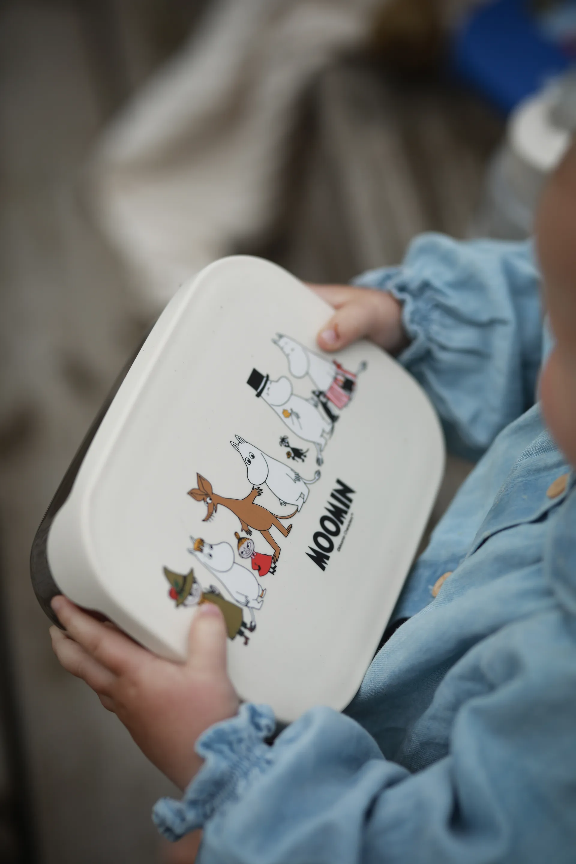 Μουμίν Familj μεταλλικό τάπερ 13x17 εκ., Μπεζ Rätt Start