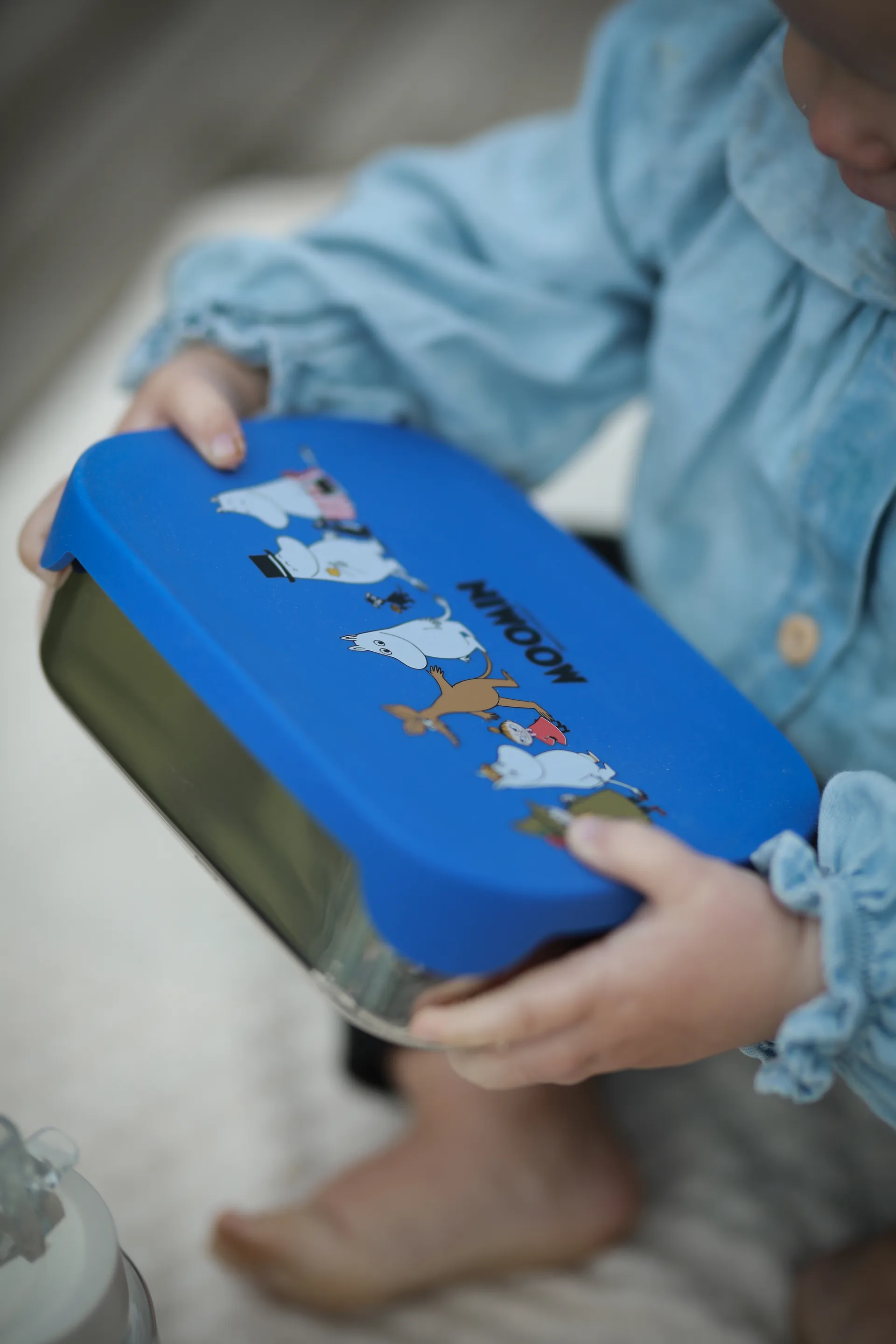 Μουμίν Familj μεταλλικό τάπερ 13x17 εκ., Μπλε Rätt Start