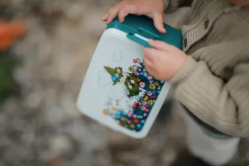 Mumin Äng δοχείο φαγητού 12x18,5 cm - Πράσινο - Rätt Start