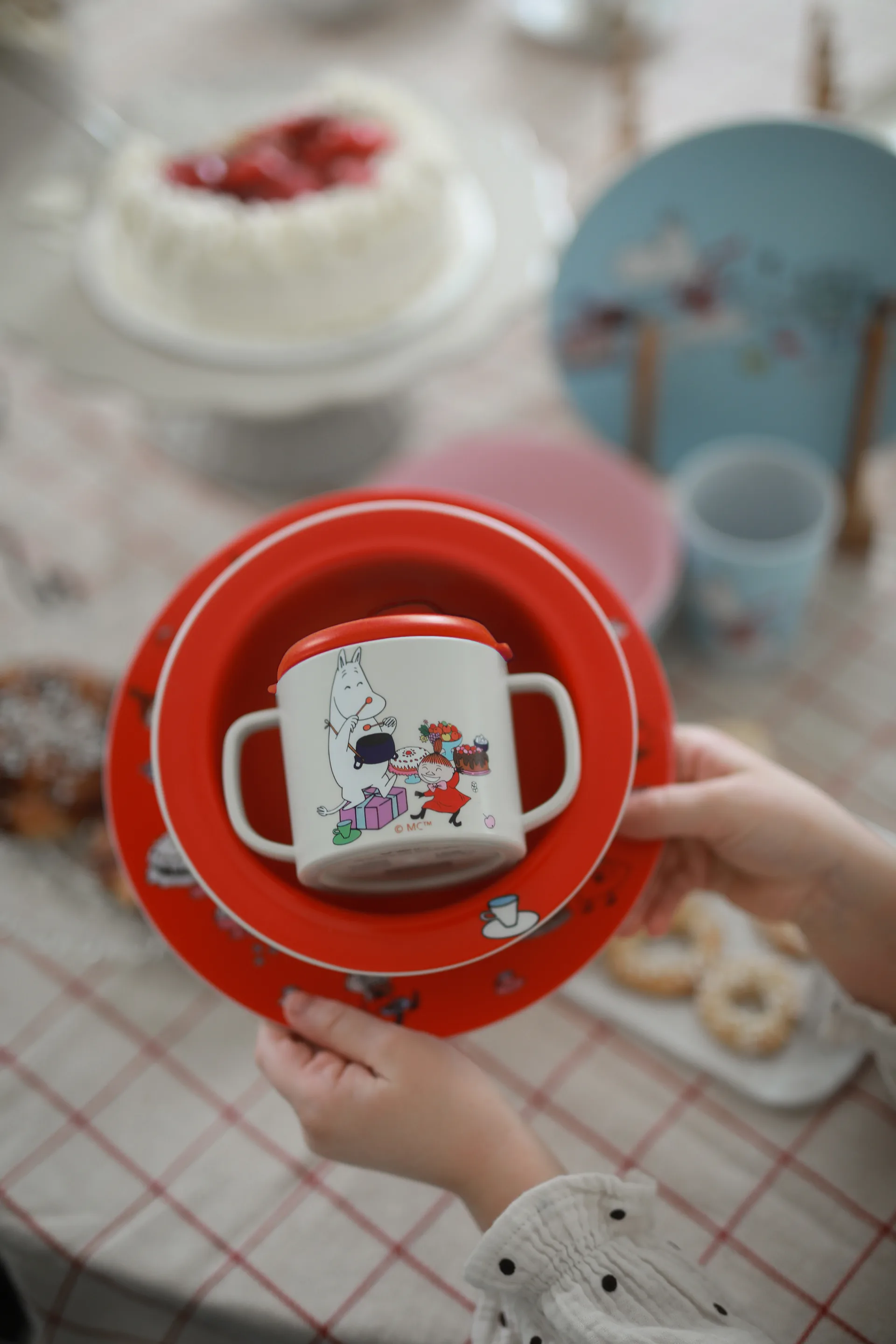 Mumin Lilla My κούπα με στόμιο 20 cl, Κόκκινο Rätt Start