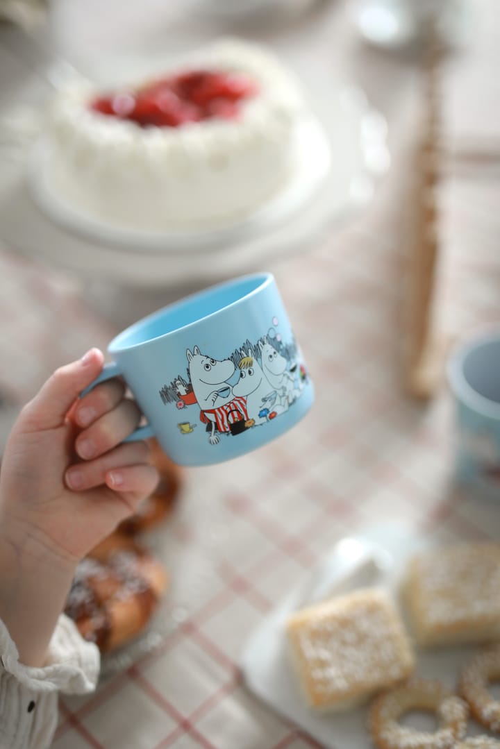Mumin Picknick κούπα 25 cl, Γαλάζιο Rätt Start