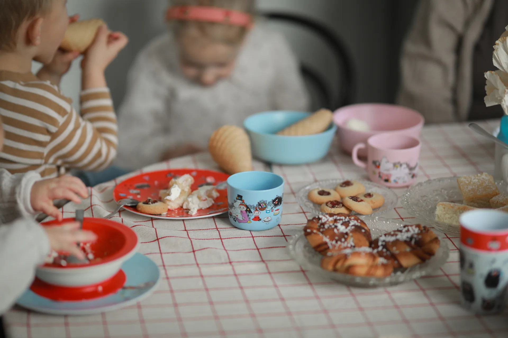 Mumin Picknick κούπα 25 cl, Γαλάζιο Rätt Start