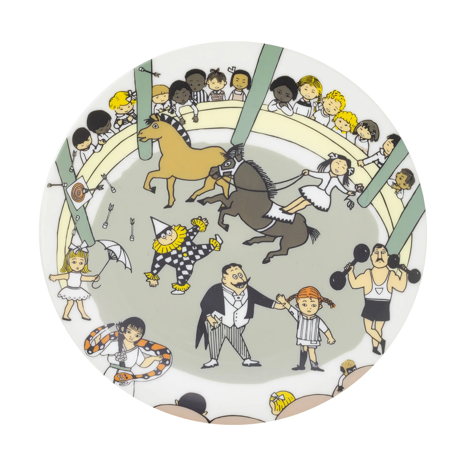 Πιάτο Pippi Cirkus Ø20 cm, Multi Rätt Start