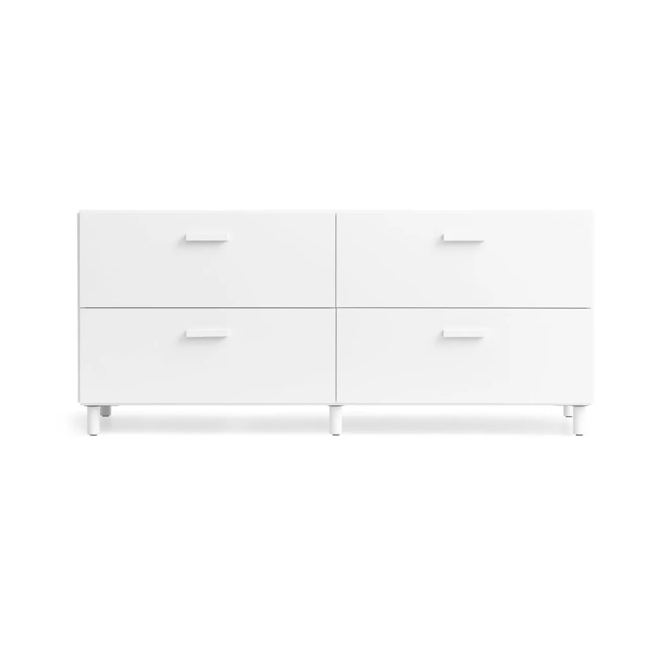 Relief γραφείο χαμηλό με πόδια 123x46,6 εκ. λευκό,  Relief
