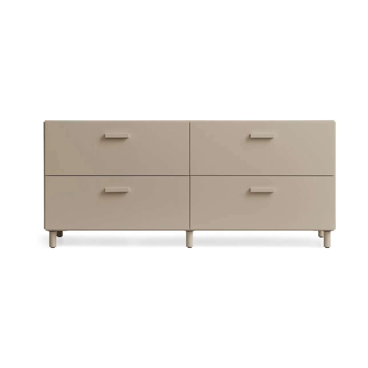 Relief γραφείο χαμηλό με πόδια 123x46,6 εκ. μπεζ,  Relief