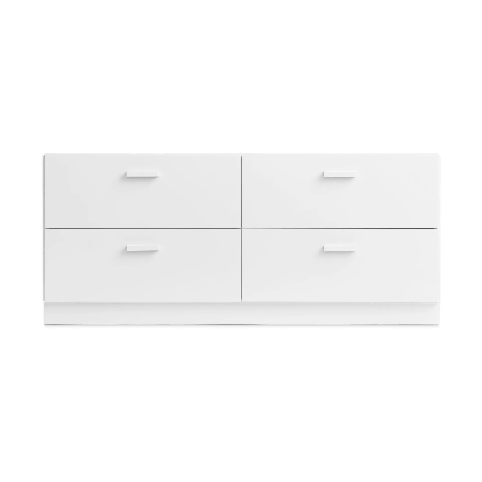 Relief γραφείο χαμηλό με βάση 123x46,6 εκ. λευκό,  Relief