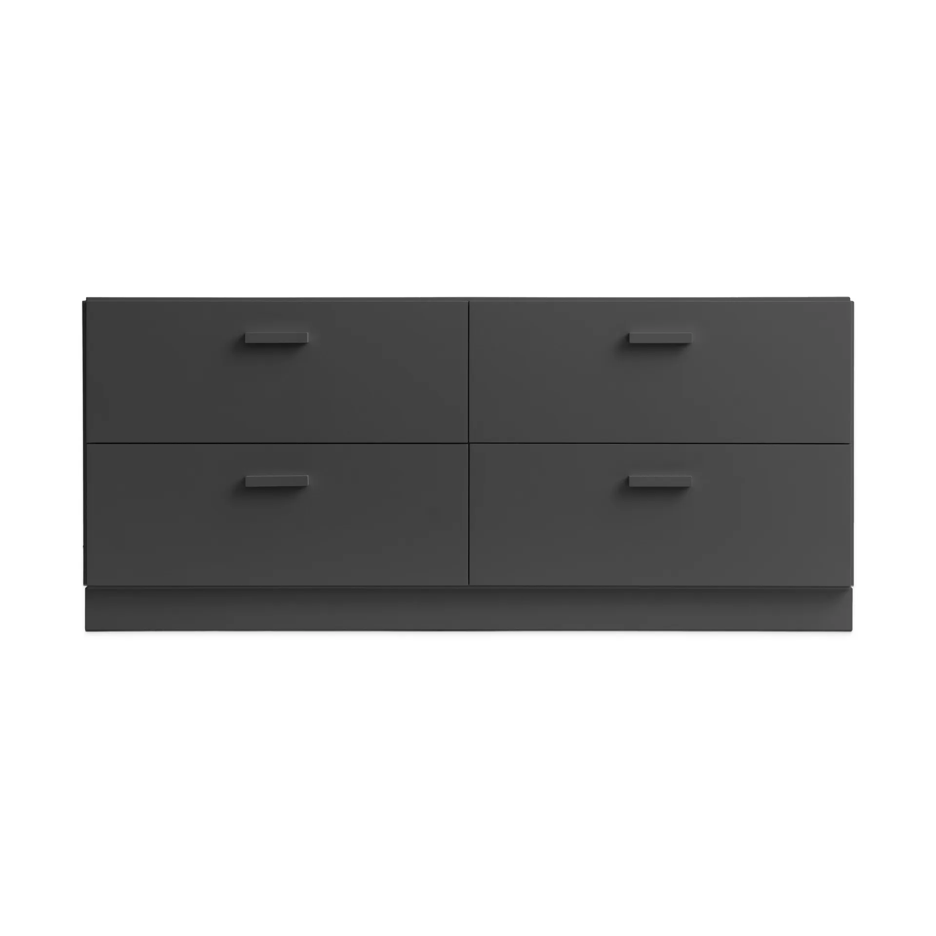Relief γραφείο χαμηλό με βάση 123x46,6 εκ. γκρι,  Relief
