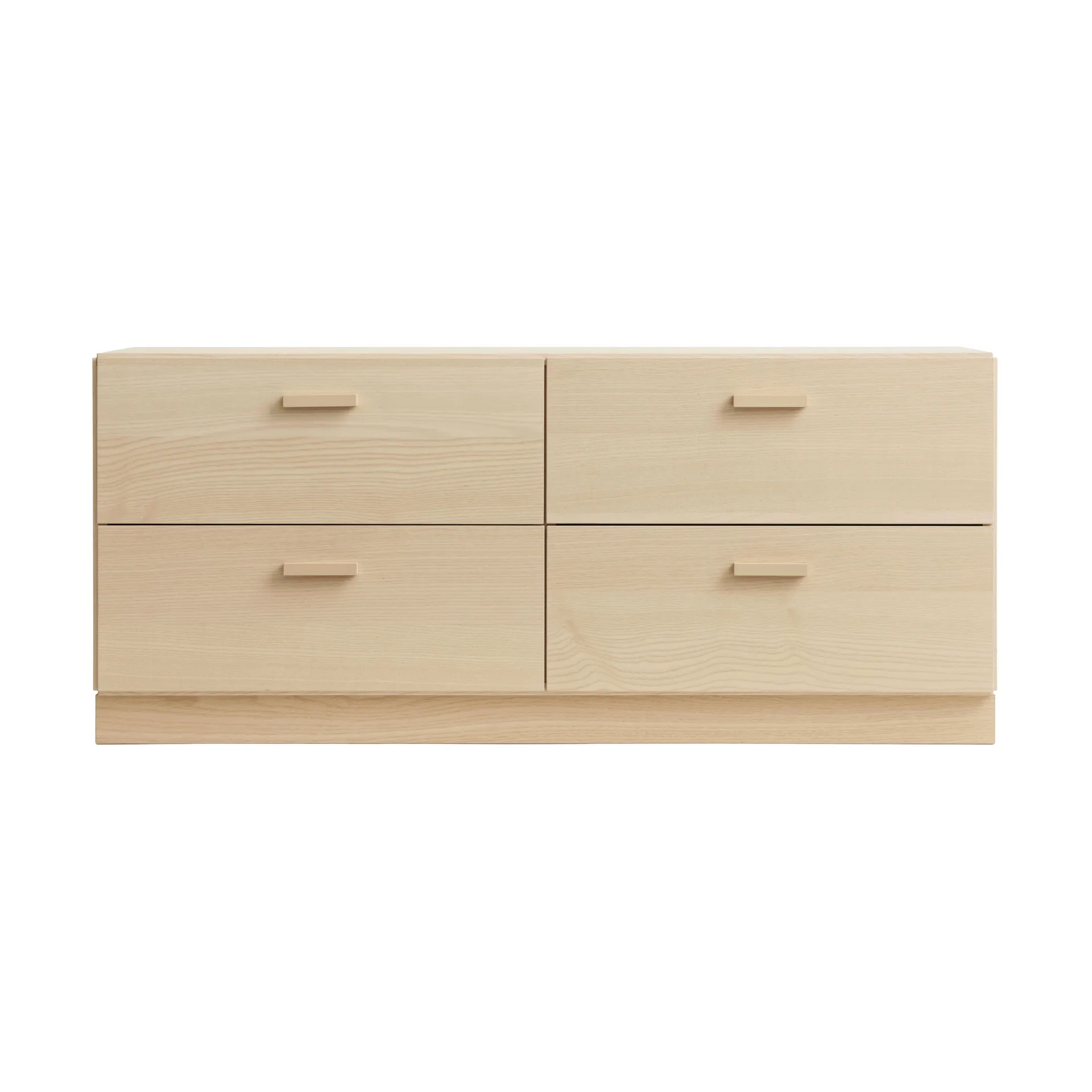 Relief γραφείο χαμηλό με βάση 123x46,6 εκ. οξιά,  Relief