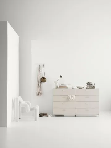 Relief γραφείο ευρύ με πόδια 82x92,2 εκ. μπεζ - Relief