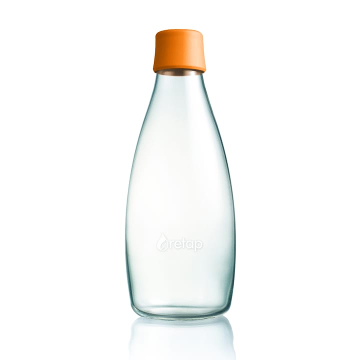 Retap γυάλινο μπουκάλι 0.8 l - πορτοκαλί - Retap