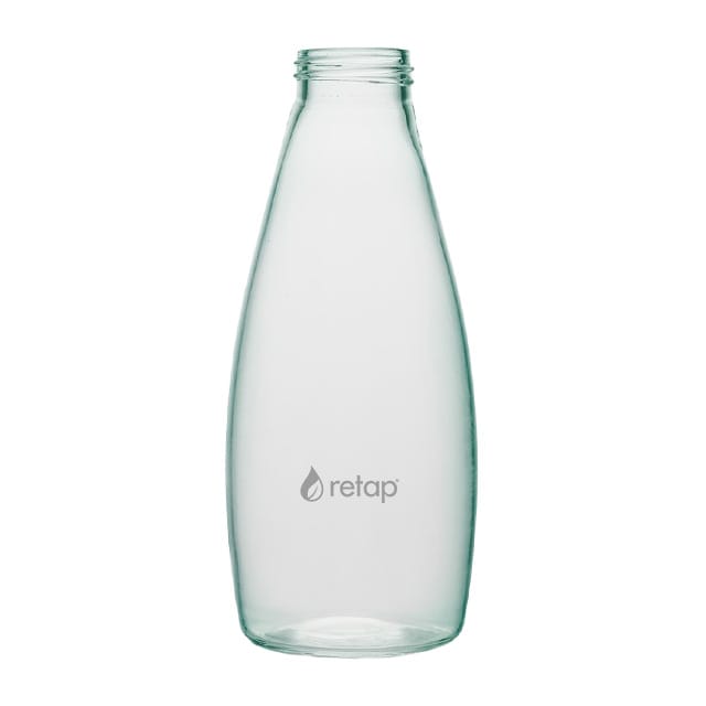 Γυάλινο μπουκάλι με βιδωτό πώμα, Retap Go 05, 500 ml - Γκρι - Retap