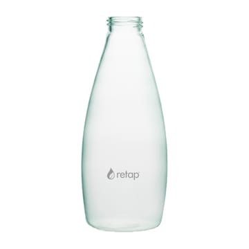 Γυάλινο μπουκάλι με βιδωτό πώμα, Retap Go, 800 ml - Σκούρο μπλε - Retap