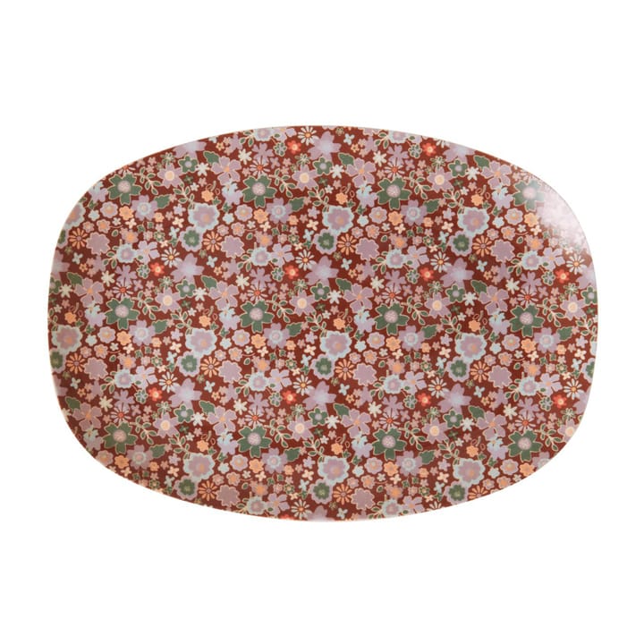 Rice πιάτο μελαμίνης 16,5x23 cm, Φθινοπωρινά λουλούδια RICE