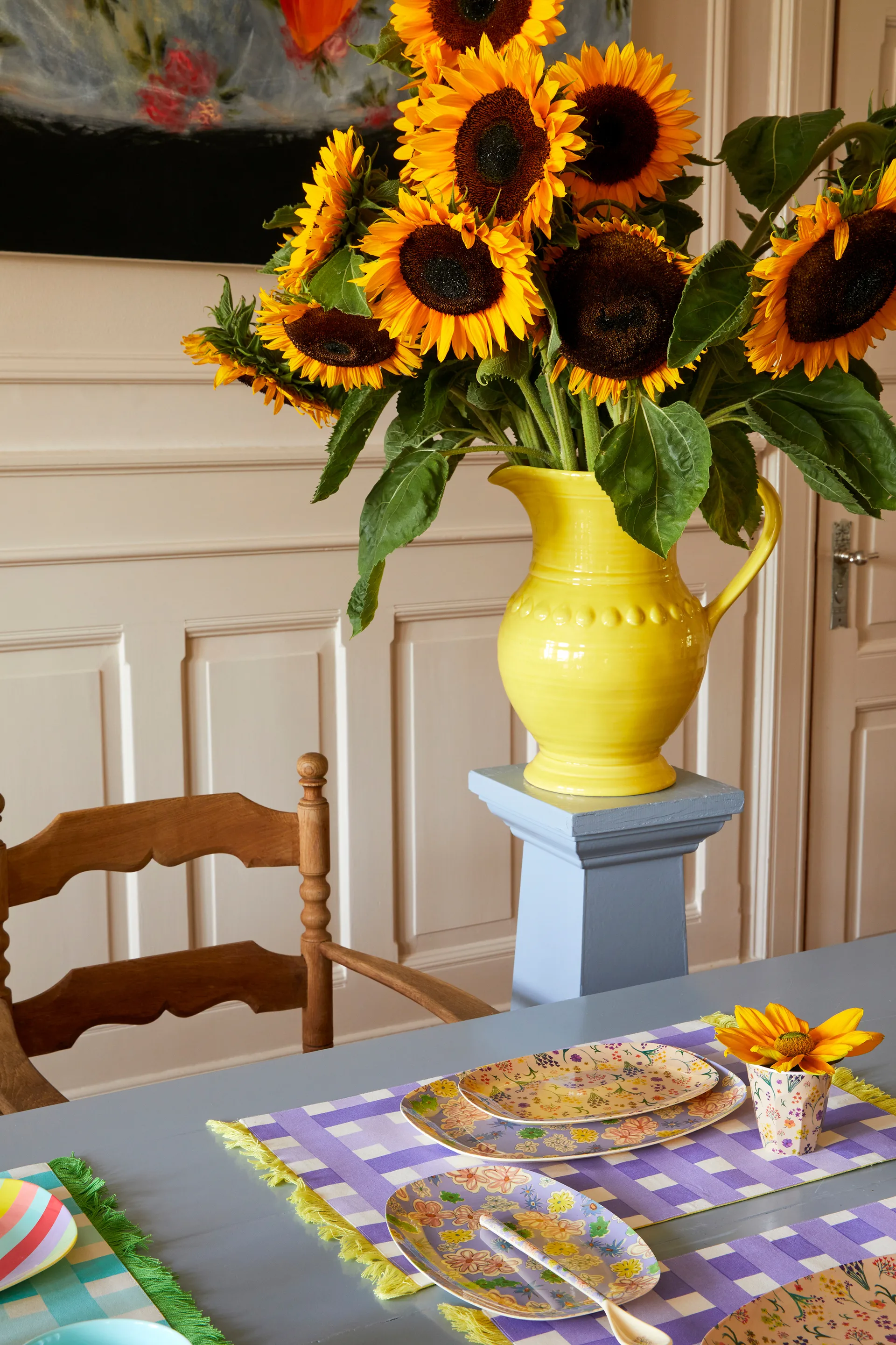 Rice πιάτο μελαμίνης 16,5x23 cm, Αγριολούλουδο RICE