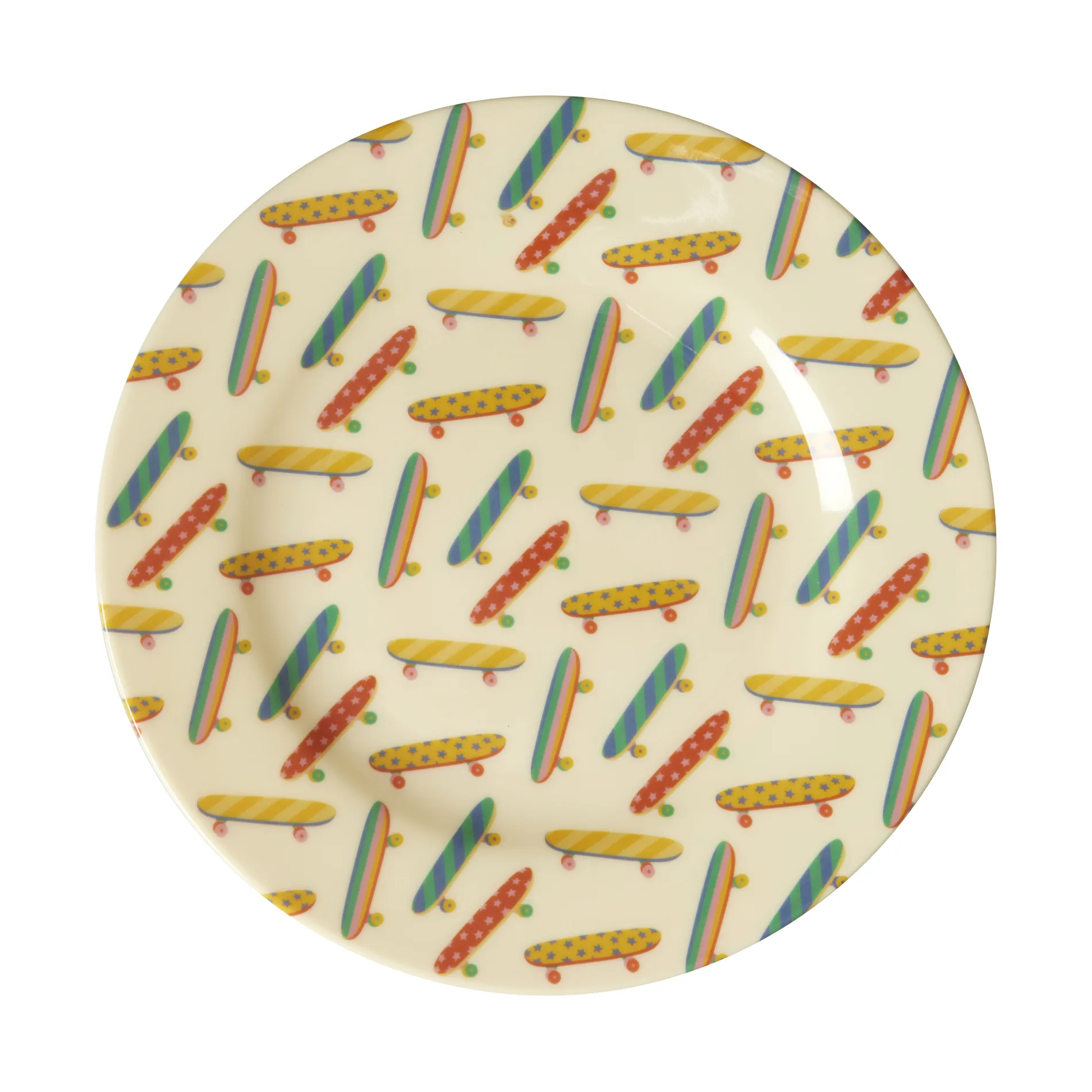 Πιάτο από μελαμίνη Rice Ø20 cm, Skateboard RICE