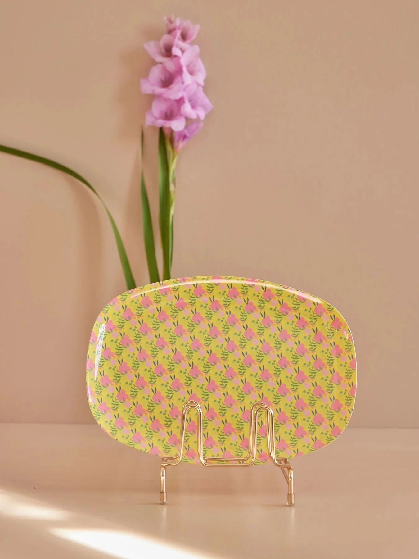 Rice πιάτο μελαμίνης 22x30 cm, Sunny days RICE