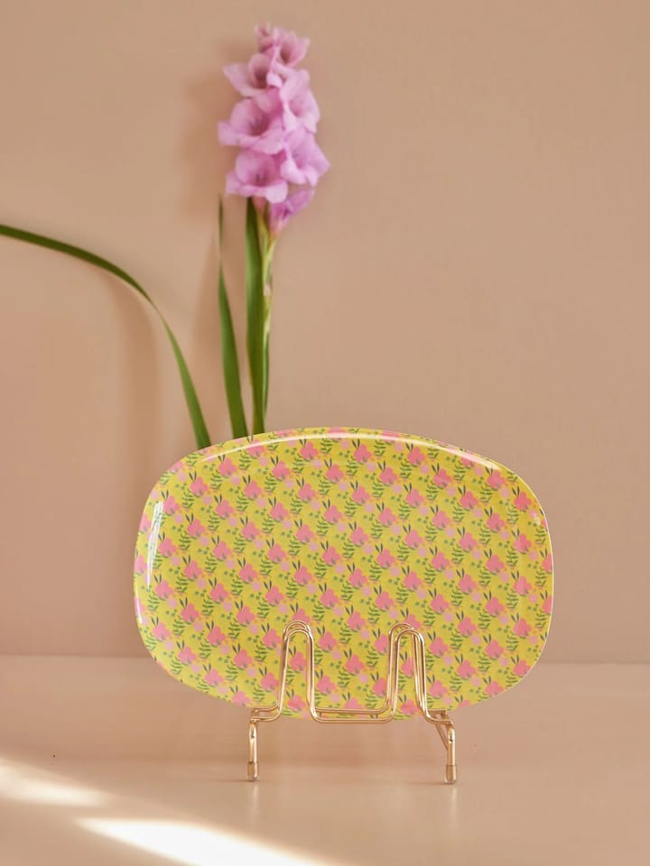 Rice πιάτο μελαμίνης 22x30 cm, Sunny days RICE