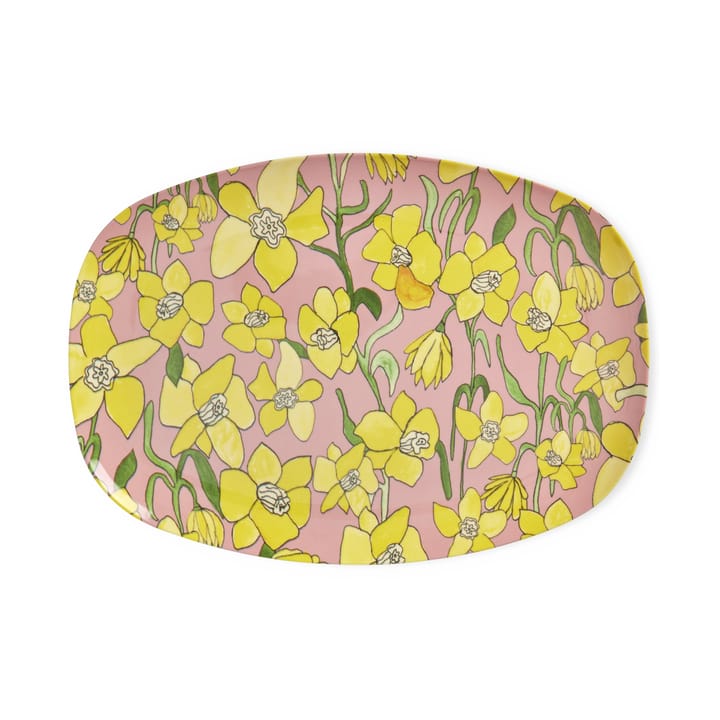 Rice πιάτο μελαμίνης 22x30 cm - Νάρκισσος - RICE
