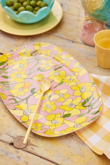 Rice πιάτο μελαμίνης 22x30 cm - Νάρκισσος - RICE