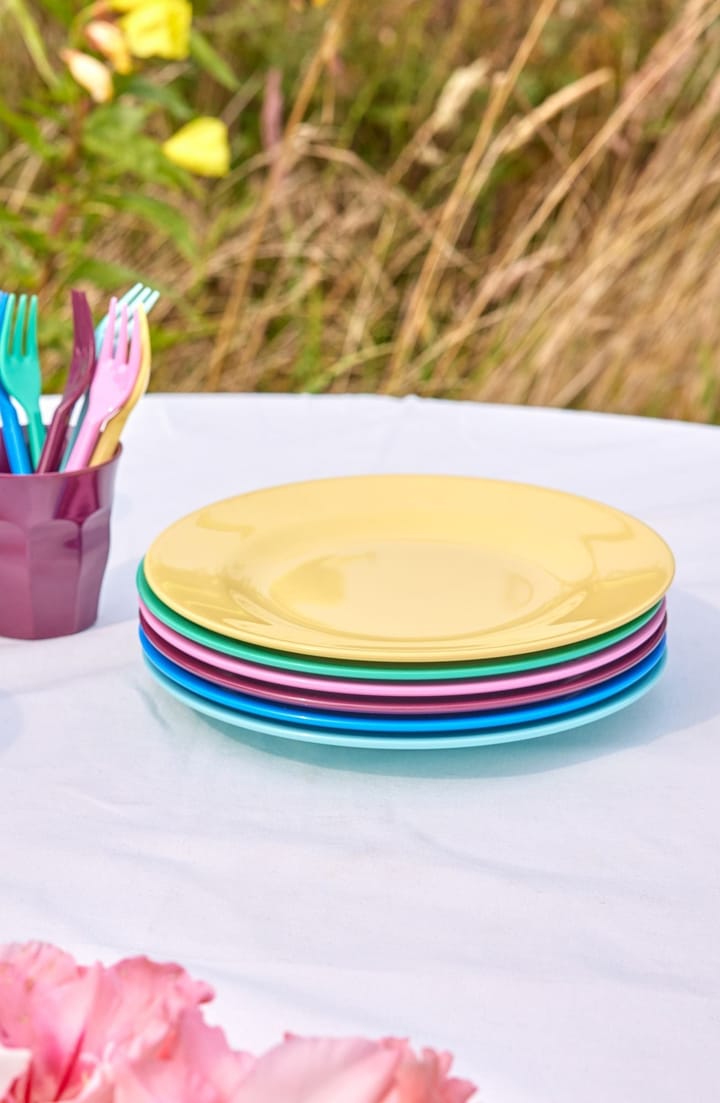 Rice μελαμινική πιατέλα Ø26 cm 6-pack, Show youre true colors RICE