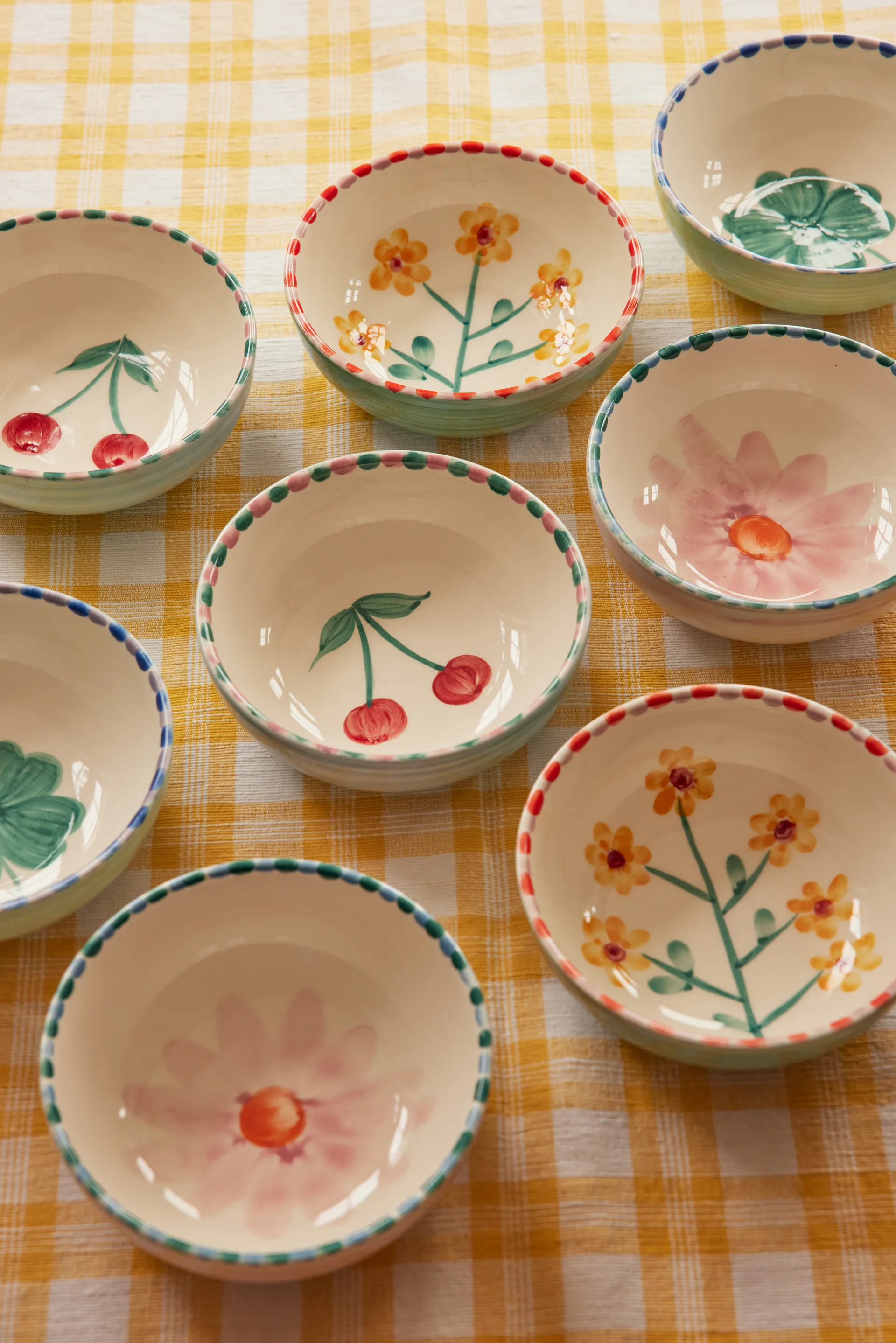 Rice κεραμικό μπολ 35 cl, Soft Pink Flower-lavender RICE