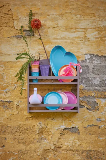 Ποτήρι εσπρέσο από μελαμίνη Rice σε συσκευασία δώρου 4 τεμαχίων - Multicolor - RICE