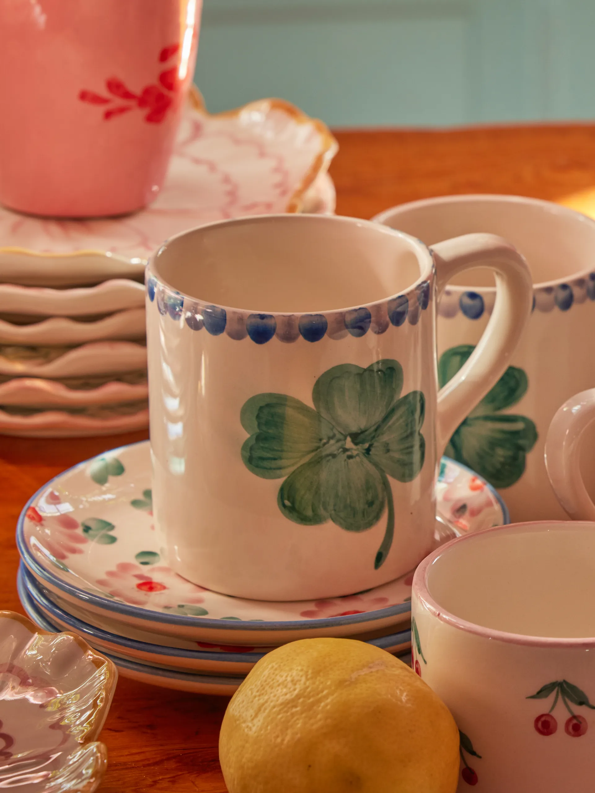 Rice κεραμική κούπα 42 cl, Good Luck Clover RICE