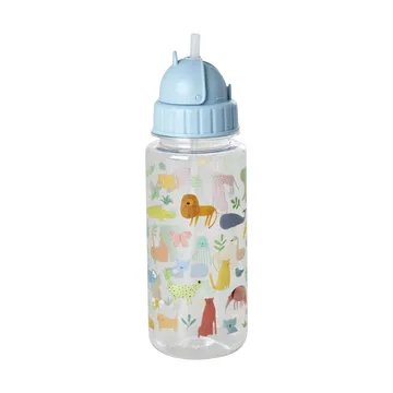 Παιδικό μπουκάλι νερού Rice 45 cl - Sweet Jungle Print-Soft blue - RICE