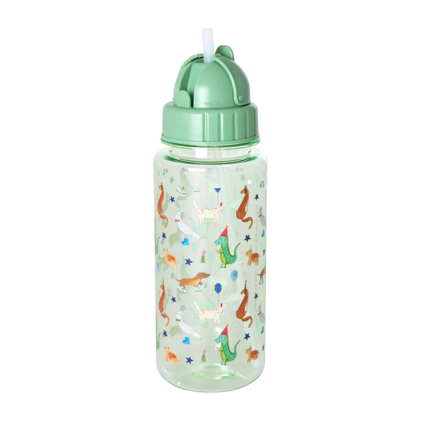 Παιδικό μπουκάλι νερού Rice 50 cl, Animal print-green RICE