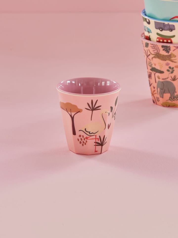 Rice φλιτζάνι μελαμίνης μικρό 6-pack, Pink Jungle Animal RICE