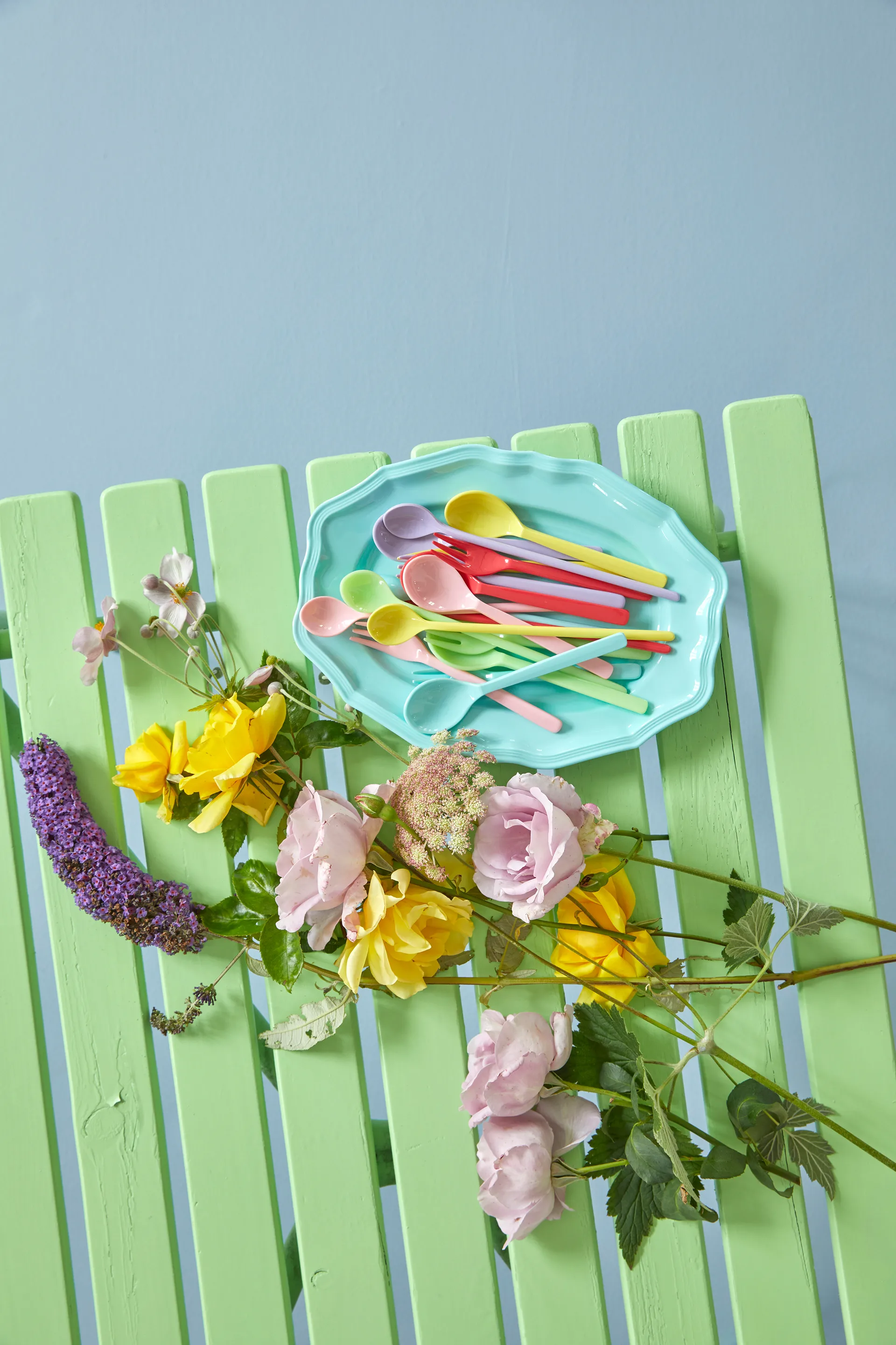 Rice πιρούνι μελαμίνης Συσκευασία 6 τεμαχίων, Yippie yippie yeah RICE