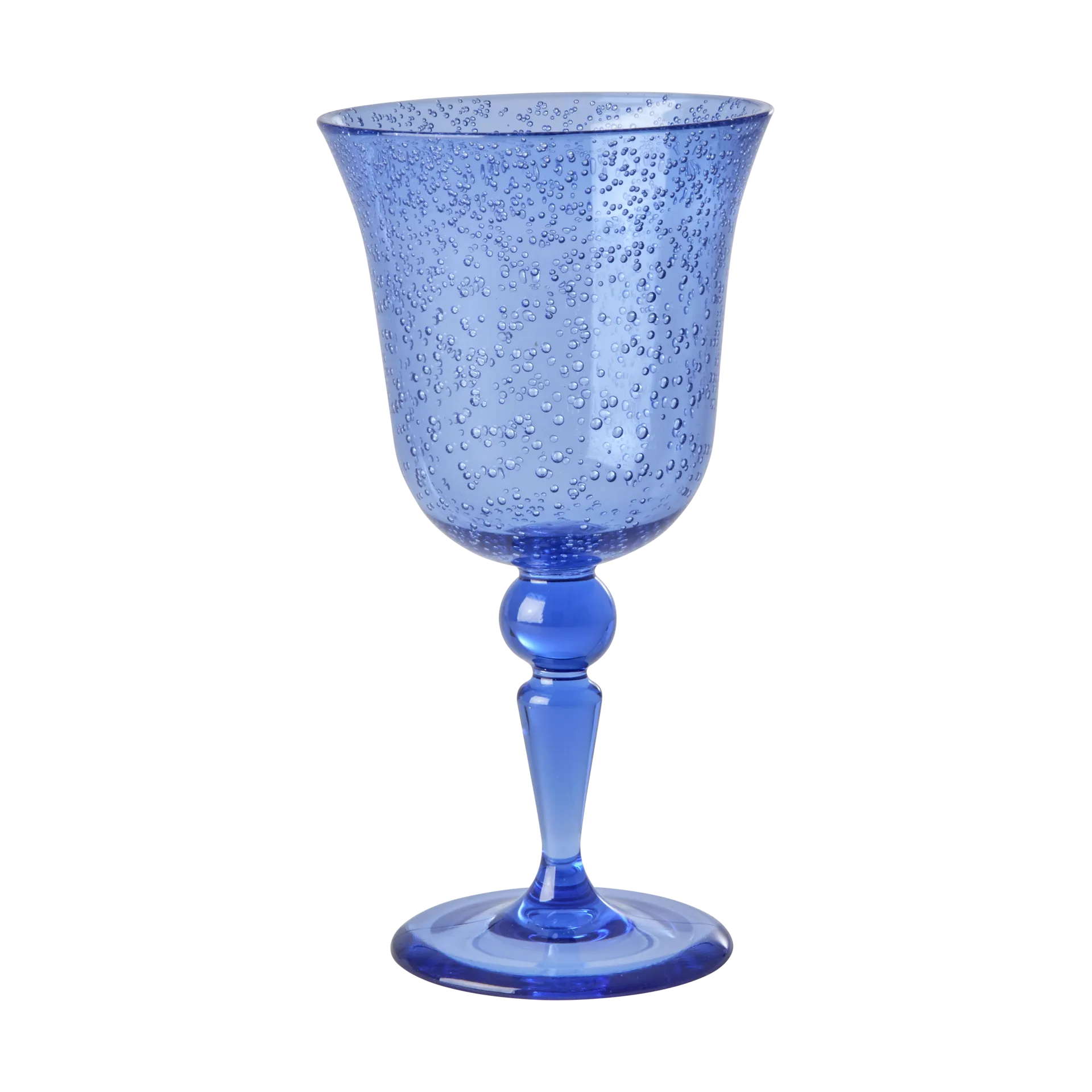 Ποτήρι κρασιού Rice bubble design 36 cl, Blue RICE