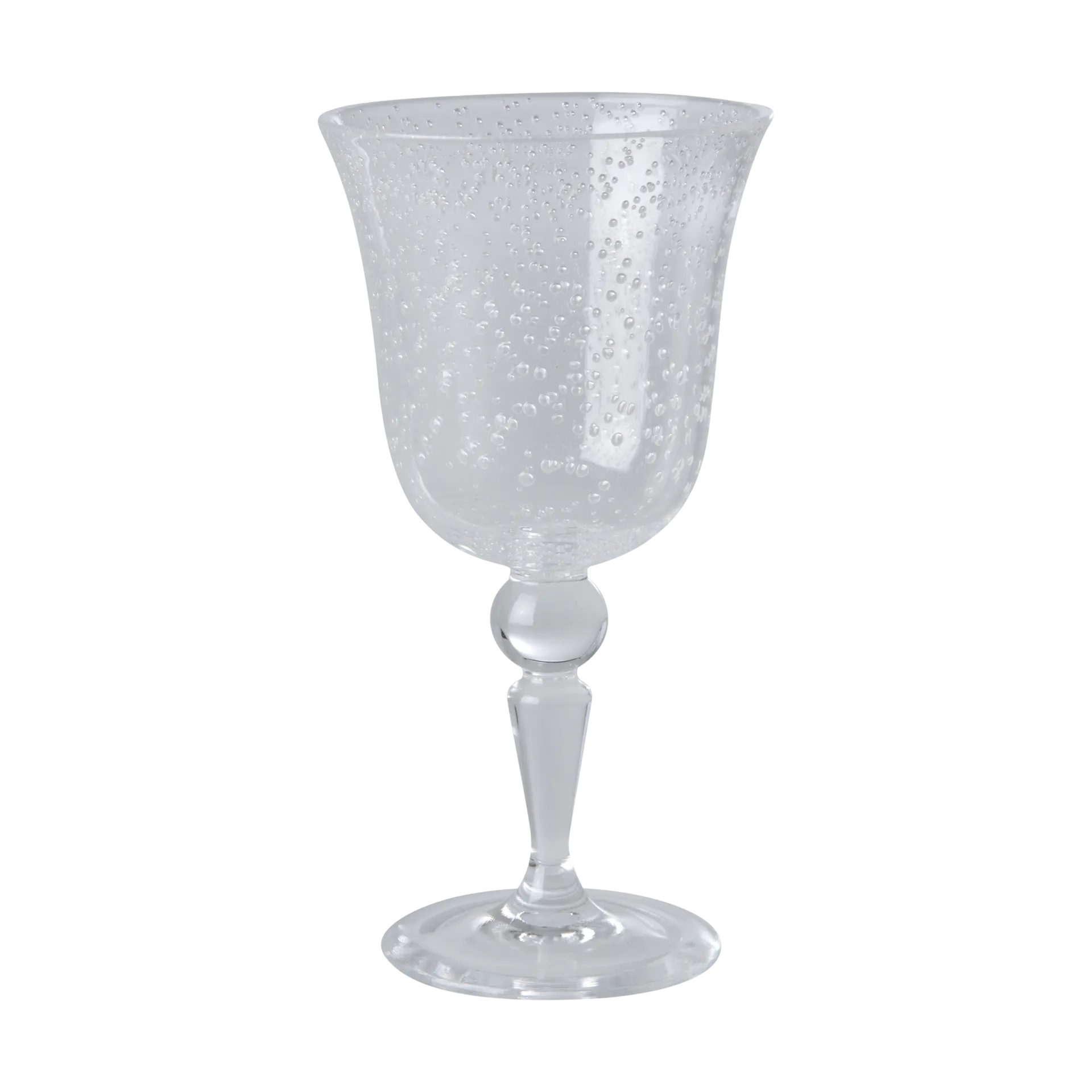Ποτήρι κρασιού Rice bubble design 36 cl, Clear RICE