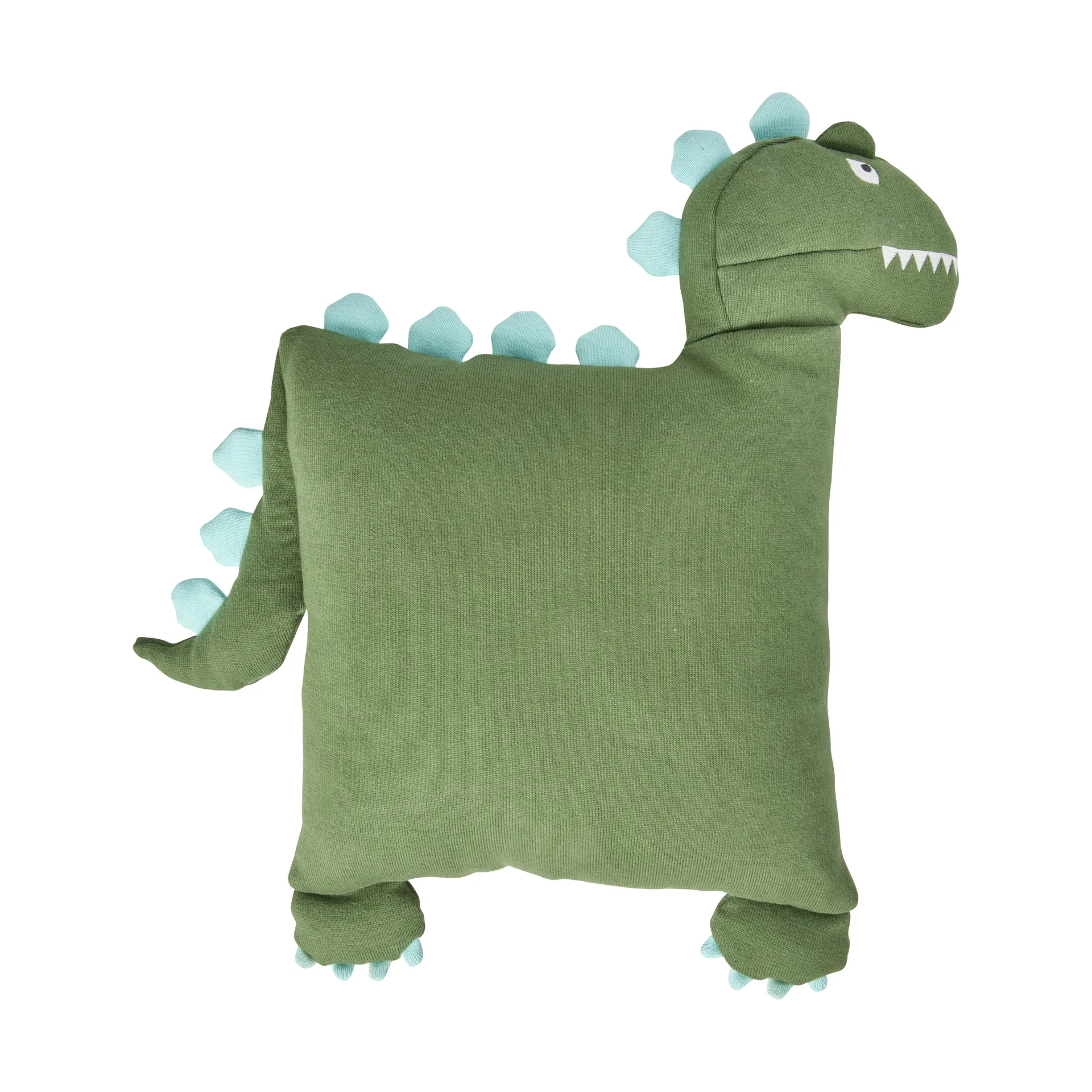 Rice cushion dinosaur 48x52 cm, Green RICE