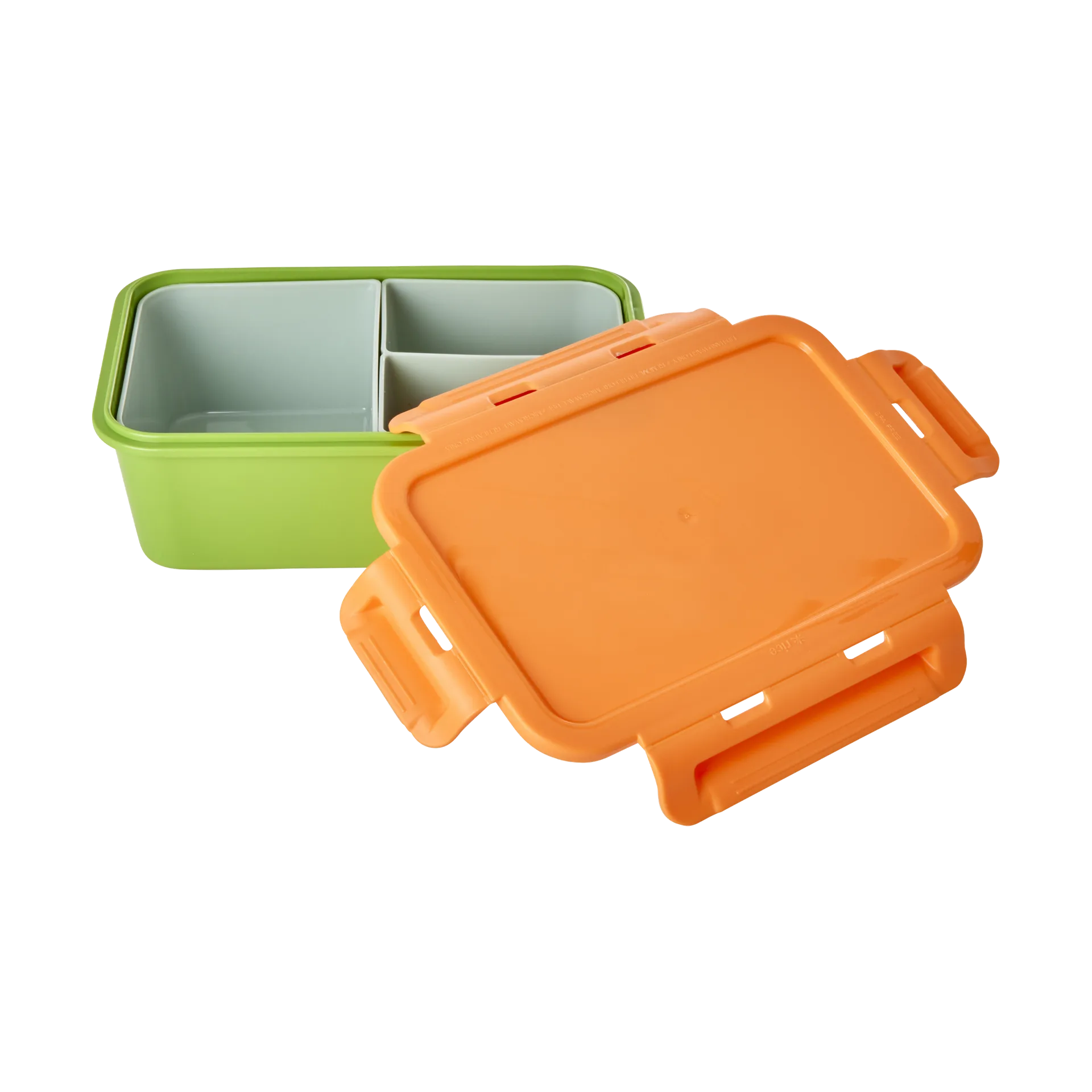 Rice lunch box με 3 χωρίσματα, Green RICE