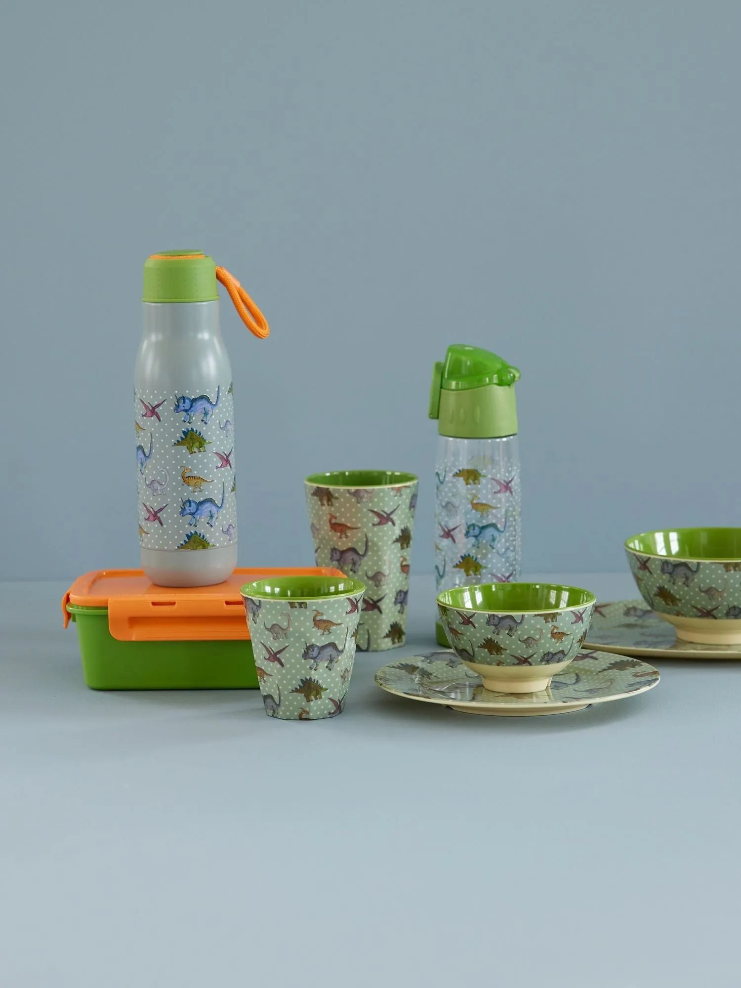 Rice lunch box με 3 χωρίσματα, Green RICE