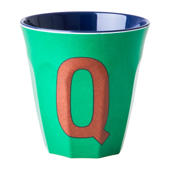 Κούπα από μελαμίνη με μεσαίο γράμμα, RICE - Q 300 ml - Πράσινο - RICE